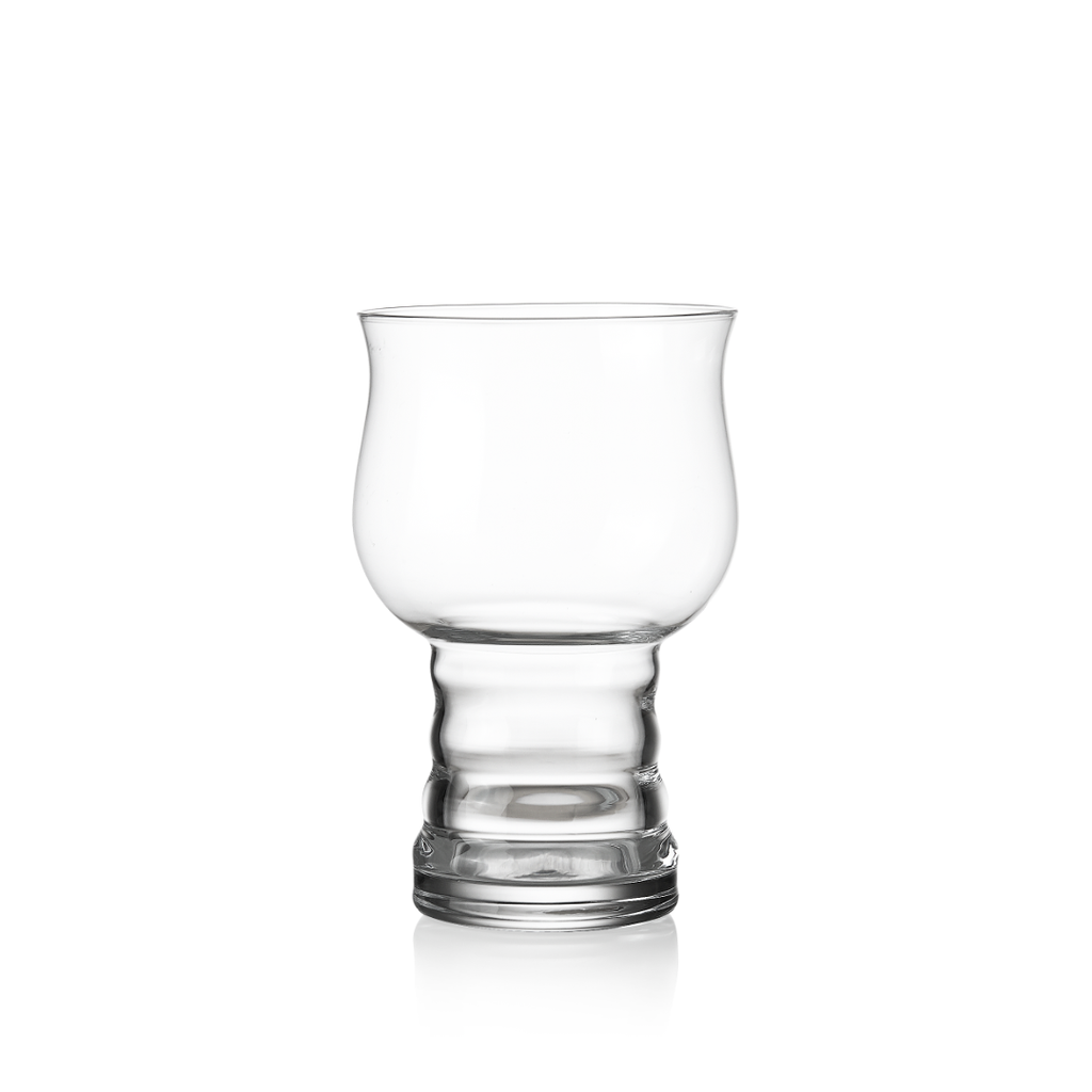 6 Hackney Crystal Beer Glasses