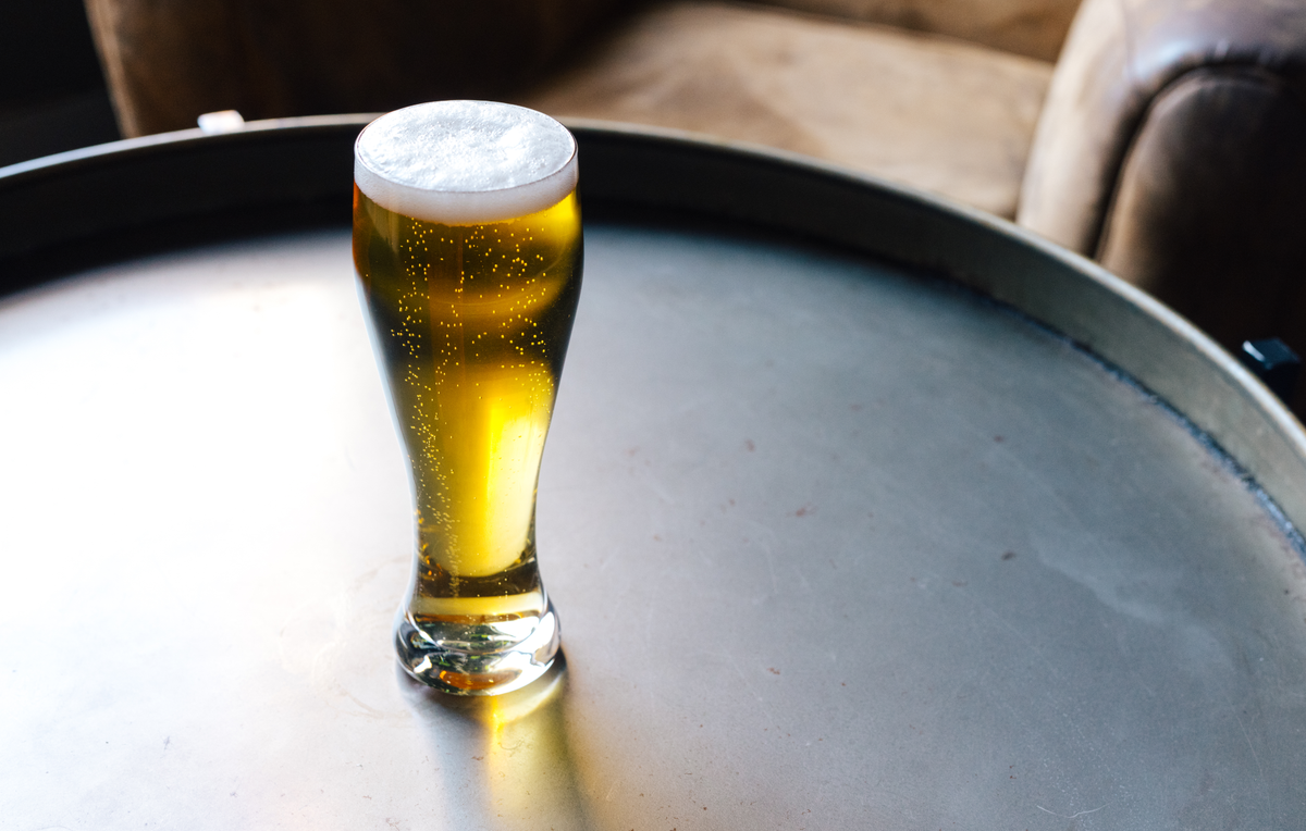 6 Battersea Crystal Beer Glasses