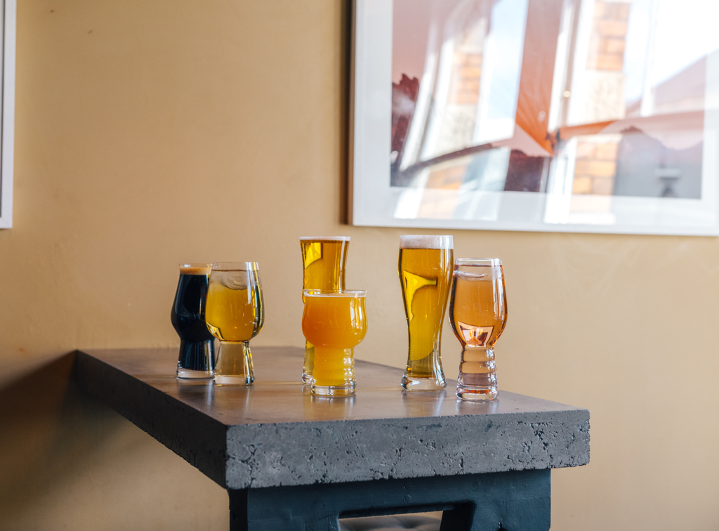 6 Stratford Crystal Beer Glasses