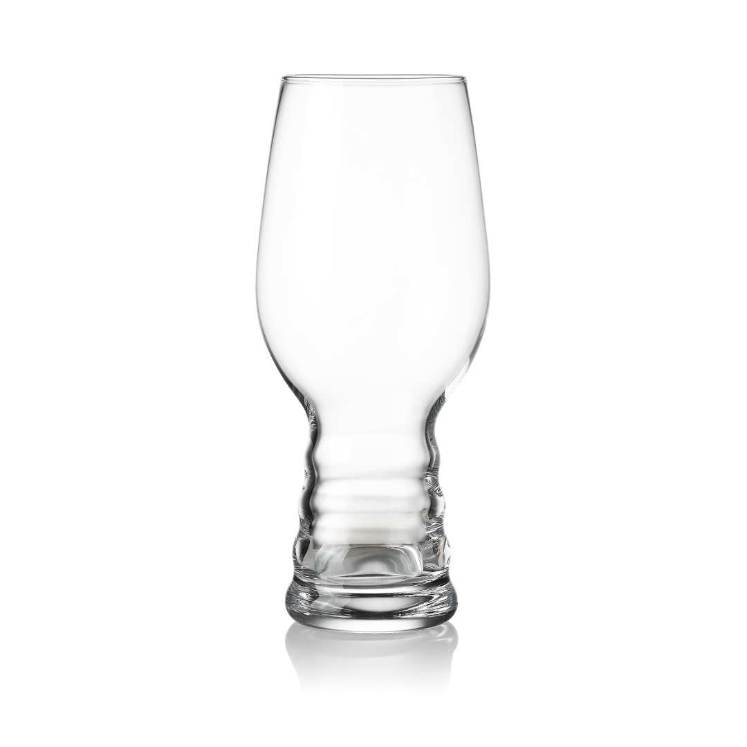 6 Brixton Crystal Glass Beer Glasses