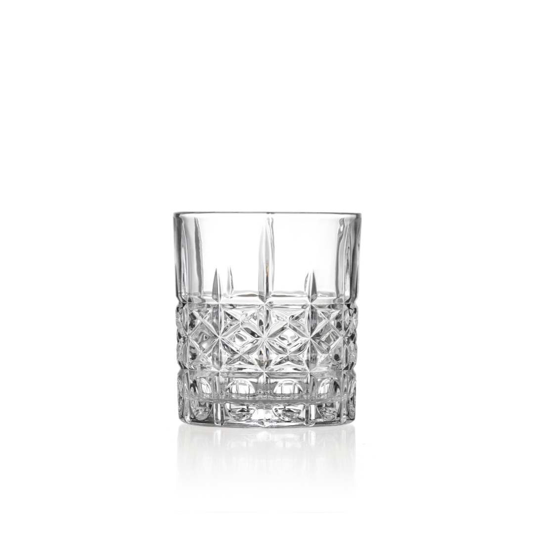6 Camden Crystal Glass Tumblers