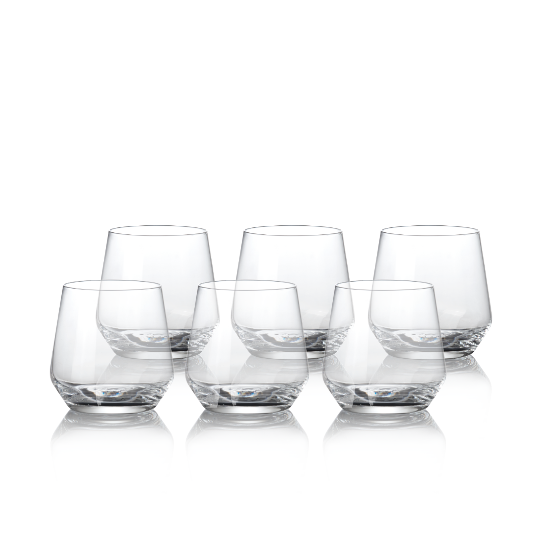 6 Dalston Crystal Glass Tumblers