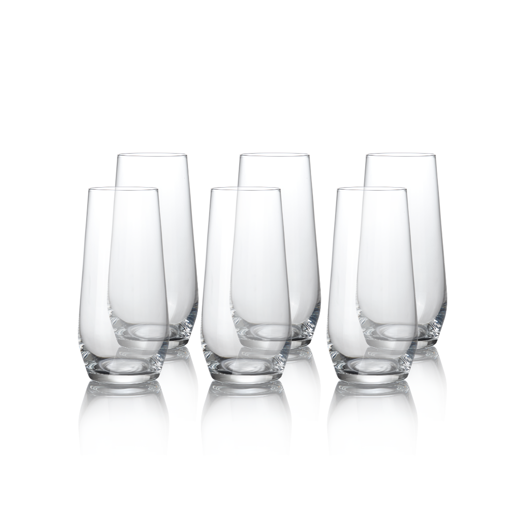 6 Dalston Crystal Glass Highballs