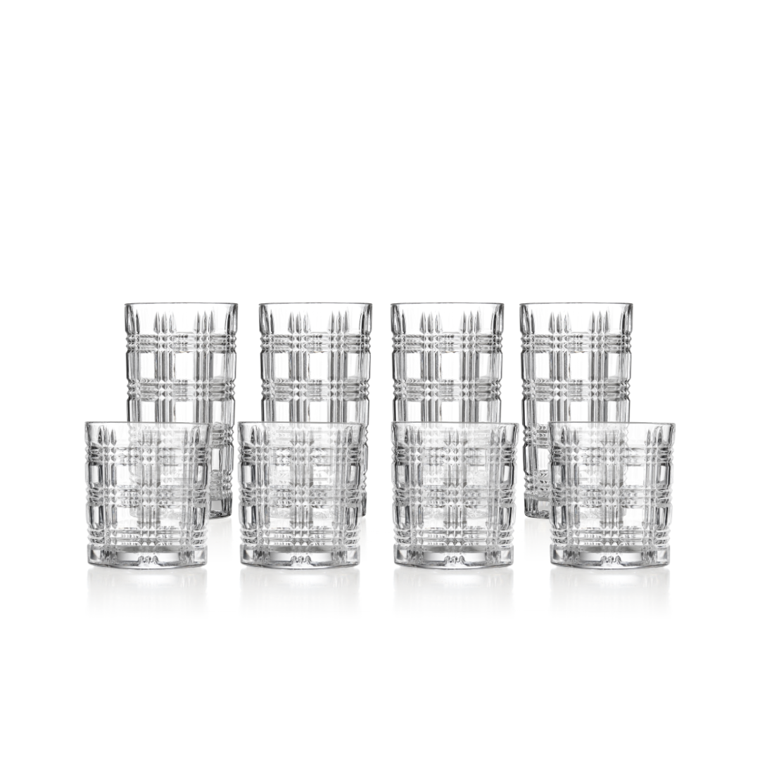 8 Fulham Crystal Glasses