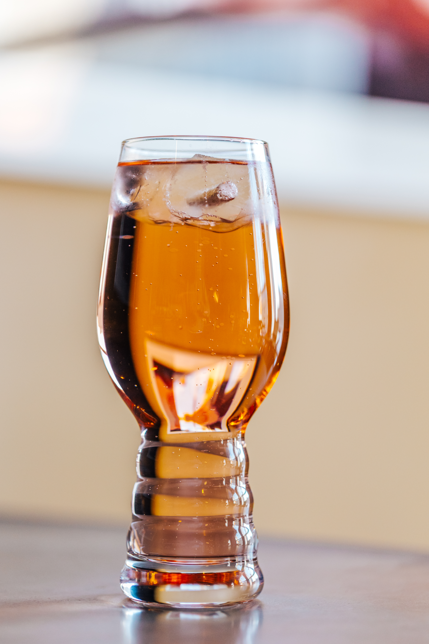 6 Brixton Crystal Glass Beer Glasses