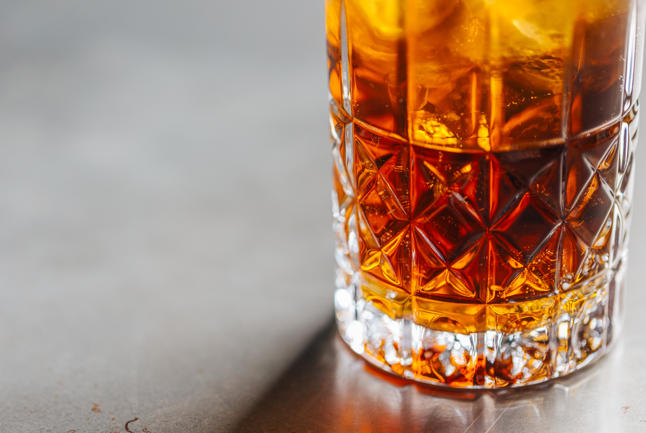 6 Camden Crystal Glass Highballs