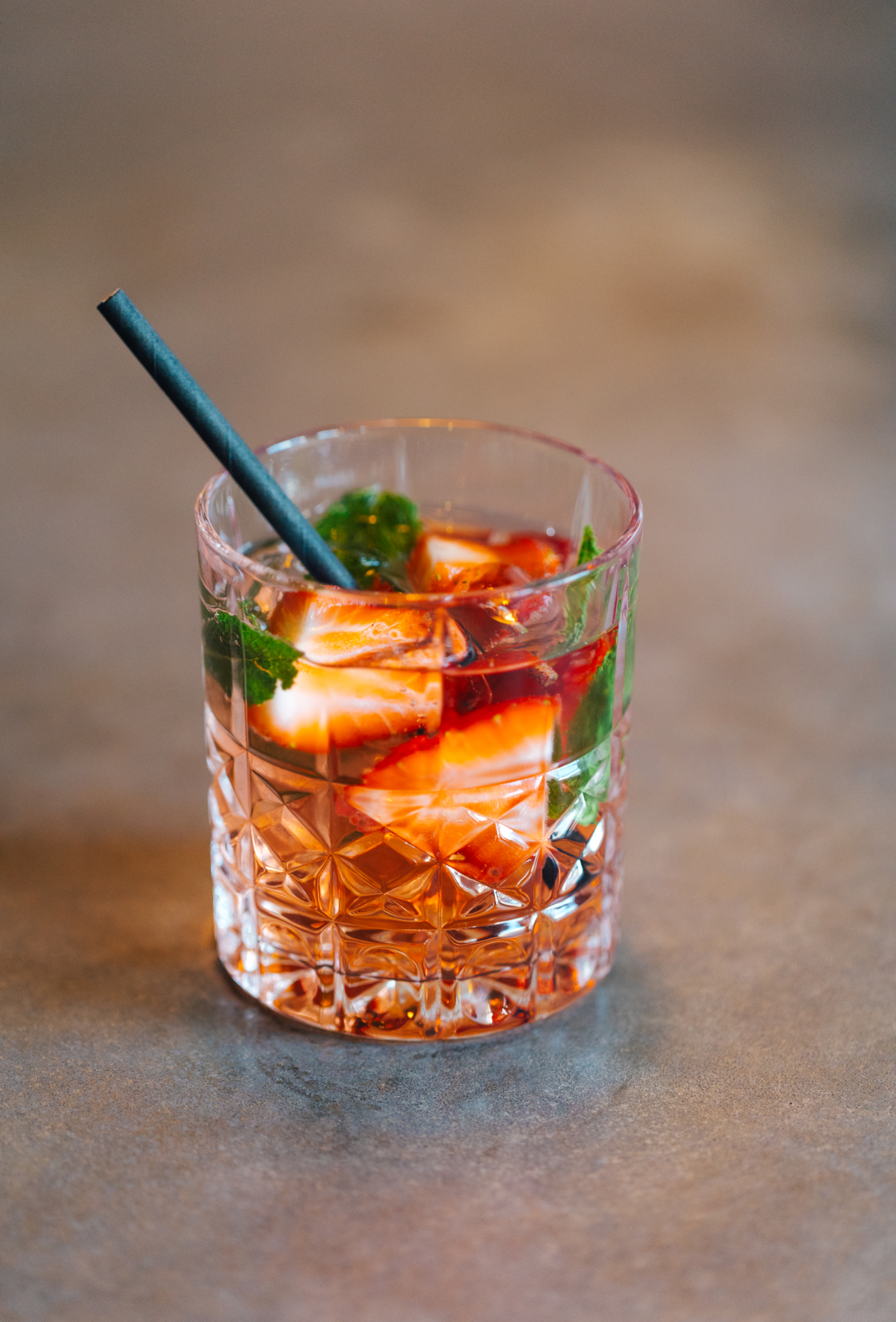 6 Camden Crystal Glass Tumblers