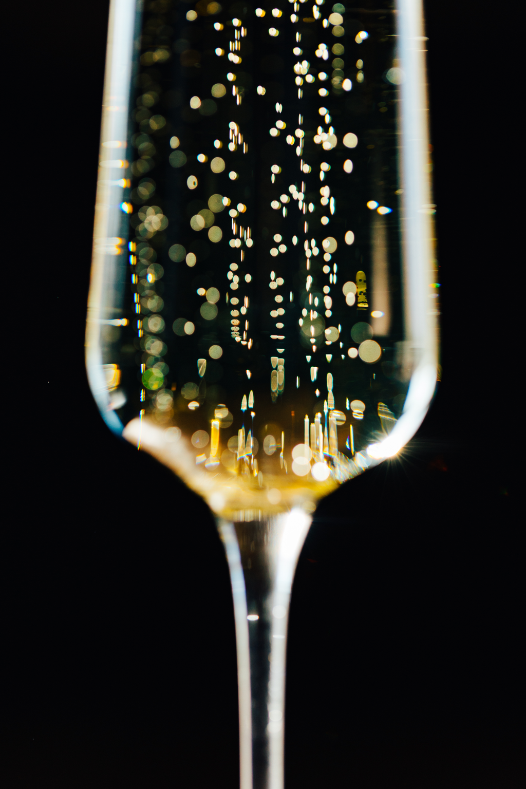 6 Chelsea Crystal Glass Champagne Glasses