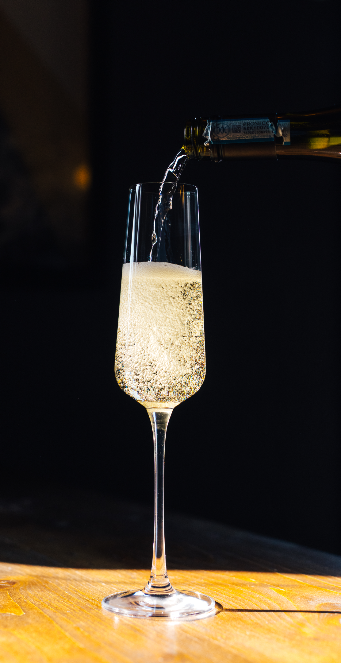 6 Chelsea Crystal Glass Champagne Glasses