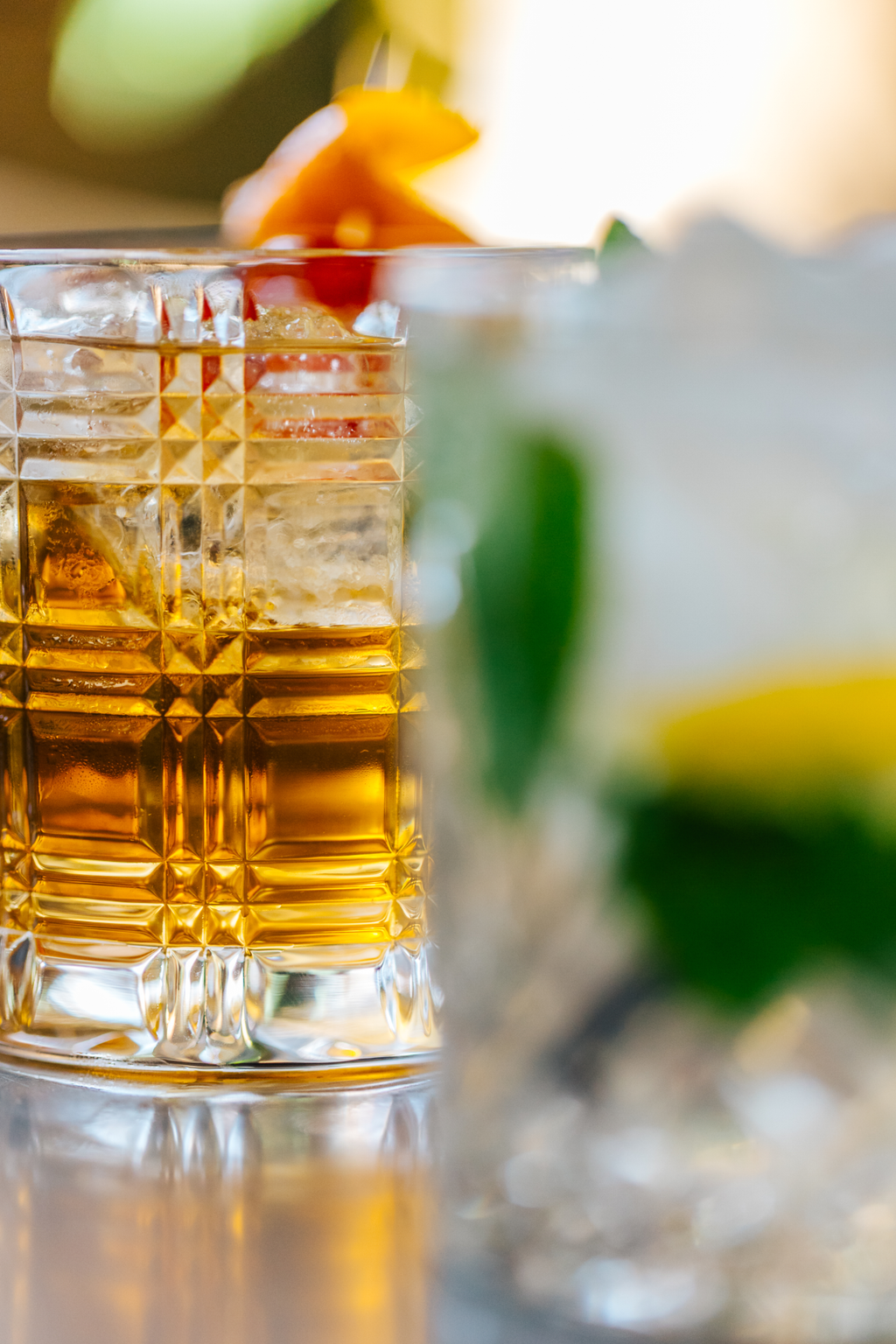 6 Fulham Crystal Glass Tumblers