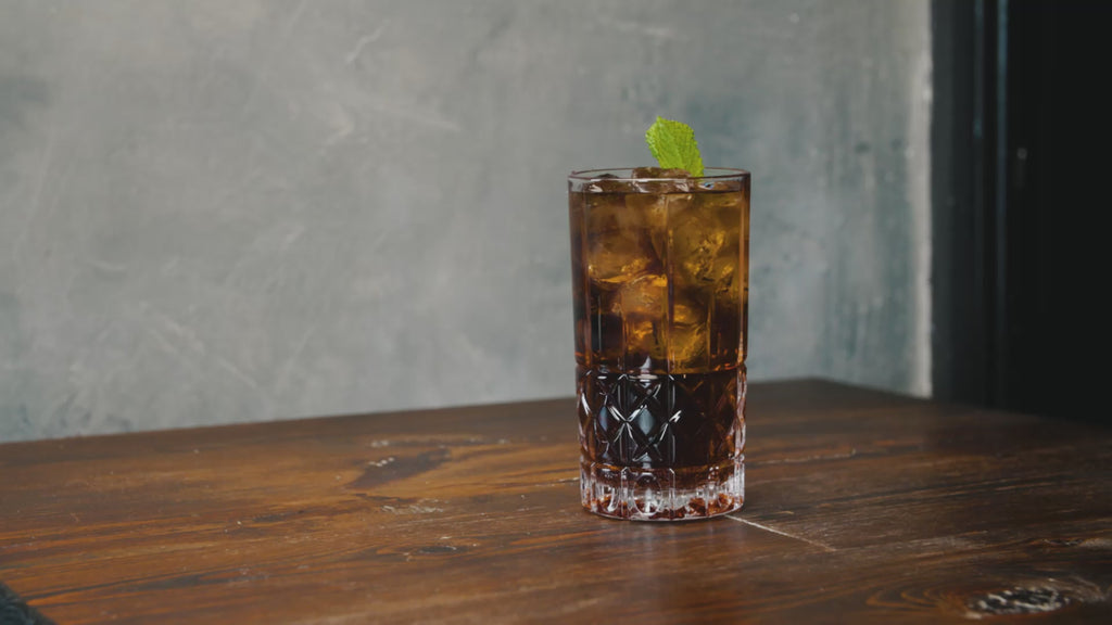 6 Camden Crystal Glass Highballs